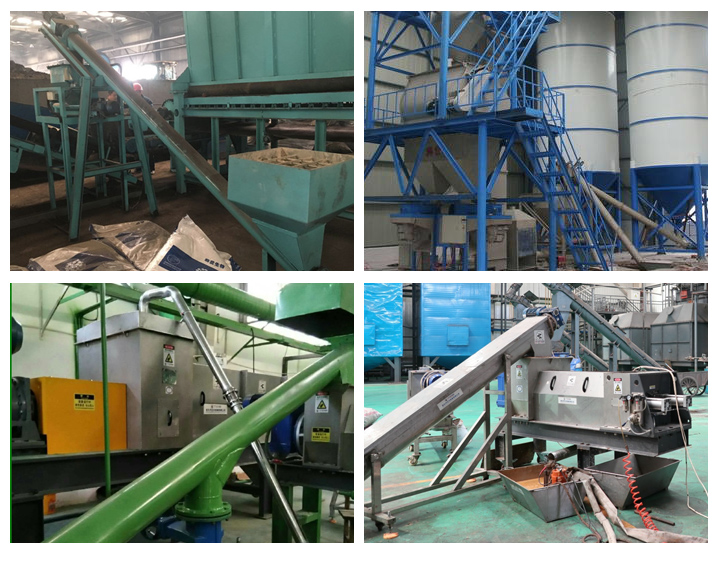 螺旋輸送上料機(jī)客戶(hù)現(xiàn)場(chǎng)